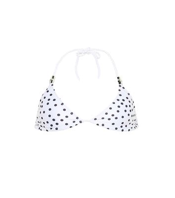 Heidi Klein Santa Margherita dotted bikini top