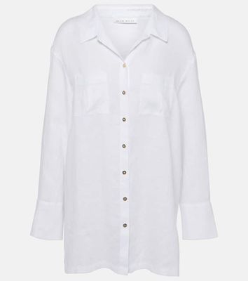 Heidi Klein White Bay linen shirt