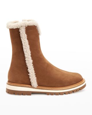 Helana Suede Shearling Winter Boots