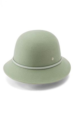 Helen Kaminski Alto 6 Wool Felt Bucket Hat in Frosted Ivy/Glass