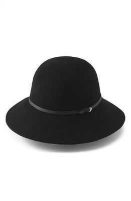 Helen Kaminski Alto 9 Wool Hat in Black/Black