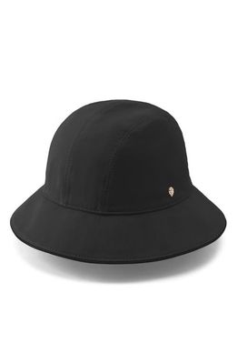 Helen Kaminski Arya Cotton Bucket Hat in Black/Black