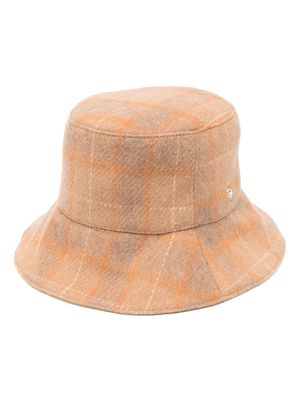 Helen Kaminski check-pattern bucket hat - Neutrals