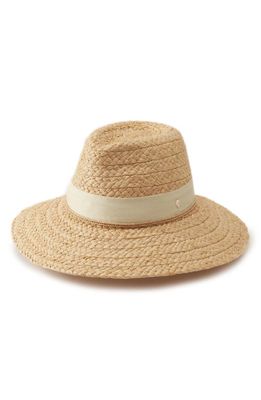 Helen Kaminski Leoni Raffia Straw Sun Hat in Natural/Creme 