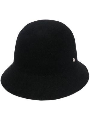 Helen Kaminski merino-wool ribbon hat - Black