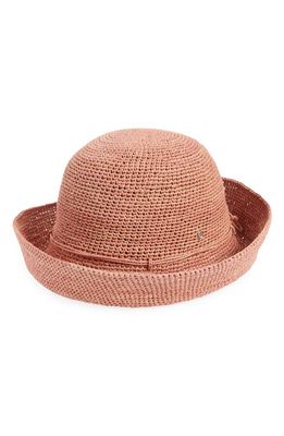 Helen Kaminski 'Provence 10' Packable Raffia Hat in Peony