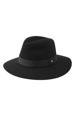 Helen Kaminski Rose Conscious Merino Wool Hat in Black/Black