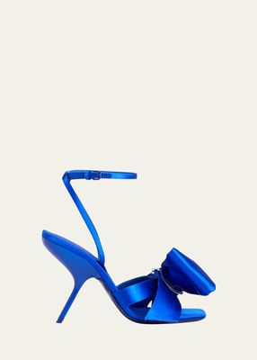 Helena Bow Ankle-Strap Sandals