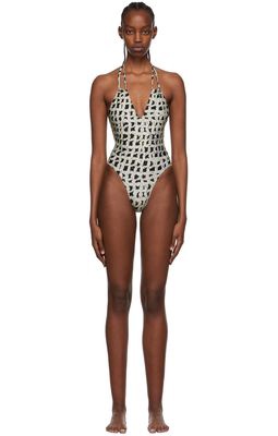 Helenamanzano SSENSE Exclusive Beige Rosita One-Piece Swimsuit