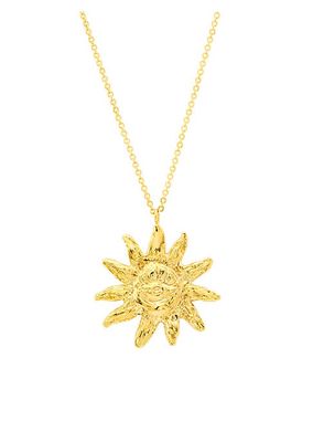 Helios Sol 24K Gold-Plated Necklace