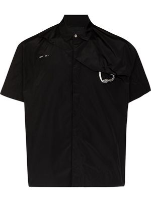 HELIOT EMIL Carabiner short-sleeve shirt - Black