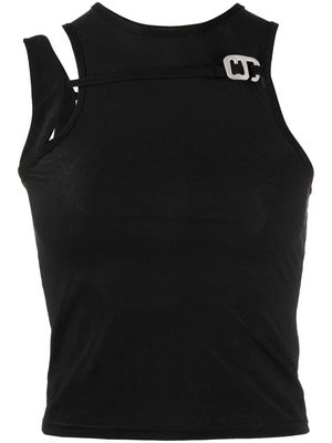 HELIOT EMIL cut-out detail vest top - Black