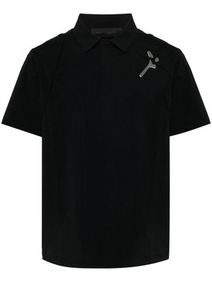 HELIOT EMIL hardware-detailed shirt - Black