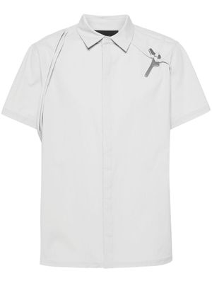 HELIOT EMIL hardware-detailed shirt - Grey
