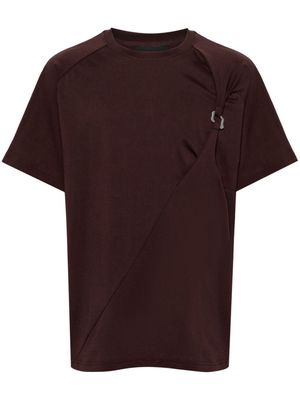 HELIOT EMIL hardware-detailed T-shirt - Red