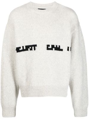 HELIOT EMIL knitted crew-neck jumper - Grey