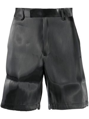 HELIOT EMIL Liquid Metal bermuda shorts - Grey