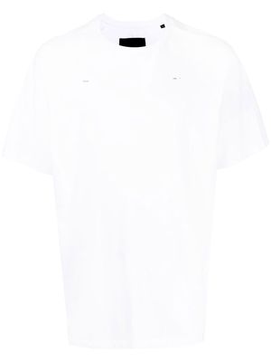 HELIOT EMIL logo-print detail T-shirt - White