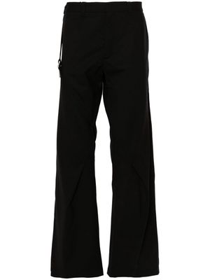 HELIOT EMIL Luminous tailored wool trousers - Black