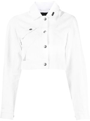 HELIOT EMIL Paris denim jacket - White
