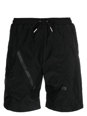 HELIOT EMIL tap-detailing shorts - Black