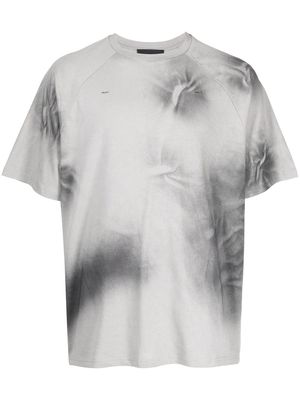 HELIOT EMIL tie-dye cotton T-shirt - Grey