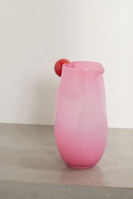 Helle Mardahl - Massive With A Twist Glass Jug - Pink