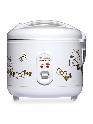 Hello Kitty Automatic Rice Cooker - White - White