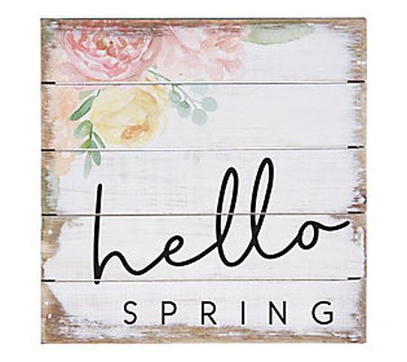 Hello Spring Wall Art By Sincere Surroundings