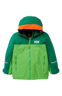 Helly Hansen Kids' Shelter 2.0 Waterproof Jacket in Clover