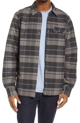 Helly Hansen LifaLoft&trade; Insulated Flannel Shirt Jacket in Concrete Plaid
