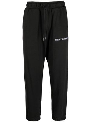 Helly Hansen logo-embroidered track pants - Black