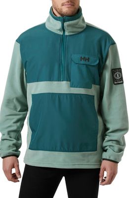 Helly Hansen Play Half Zip Fleece Anorak in Dark Creek