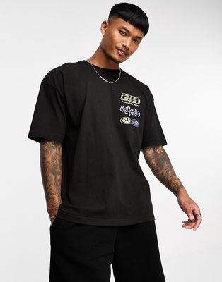 Helly Hansen Play oversized T-shirt with back print in black