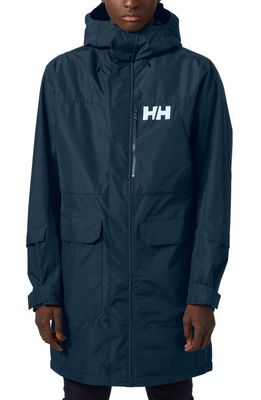 Helly Hansen Rigging Waterproof Raincoat in Navy