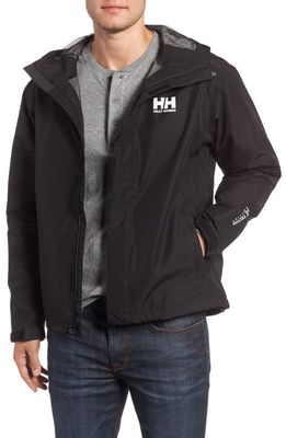 Helly Hansen Seven J Waterproof & Windproof Jacket in Black