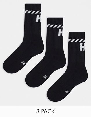 Helly Hansen sport sock in black 3 pack