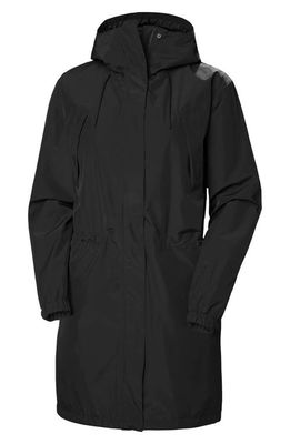 Helly Hansen T2 Hooded Waterproof Raincoat in Black