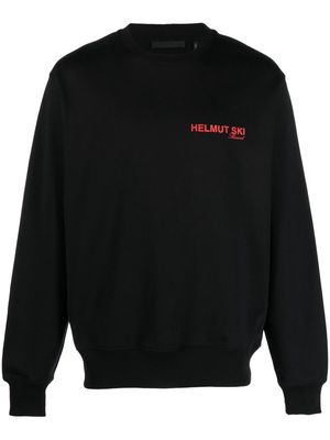 Helmut Lang Black Logo-Print Sweatshirt