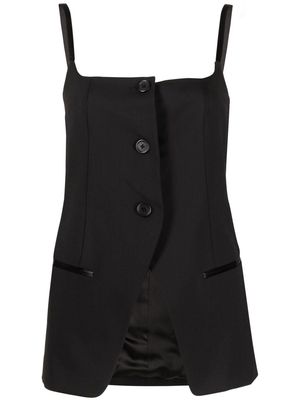 Helmut Lang blazer-style top - Black