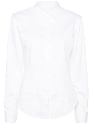 Helmut Lang classic-collar poplin shirt - White