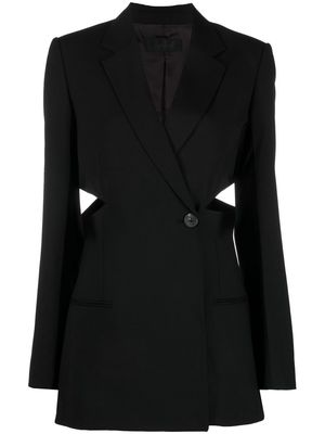 Helmut Lang cut-out blazer - Black