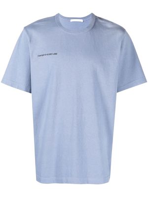 Helmut Lang graphic-print cotton T-shirt - Blue