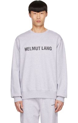 Helmut Lang Gray Cotton Sweatshirt