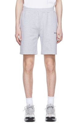Helmut Lang Grey Cotton Shorts