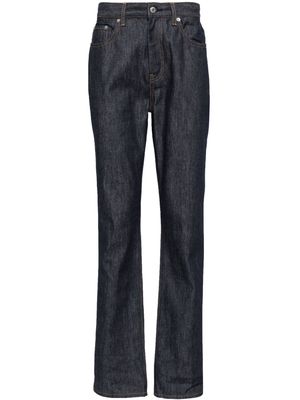 Helmut Lang high-rise straight-leg jeans - Blue