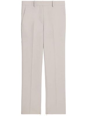 Helmut Lang high-waisted virgin wool trousers - Neutrals