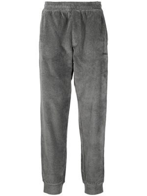 Helmut Lang logo-print cotton track pants - Grey