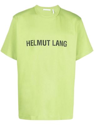 Helmut Lang logo print T-shirt - Green