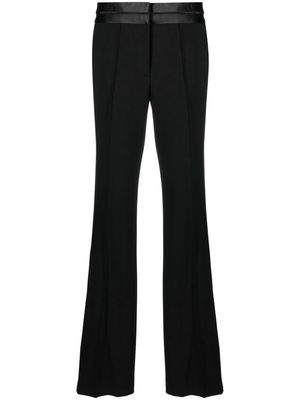 Helmut Lang panelled tailored bootcut trousers - Black